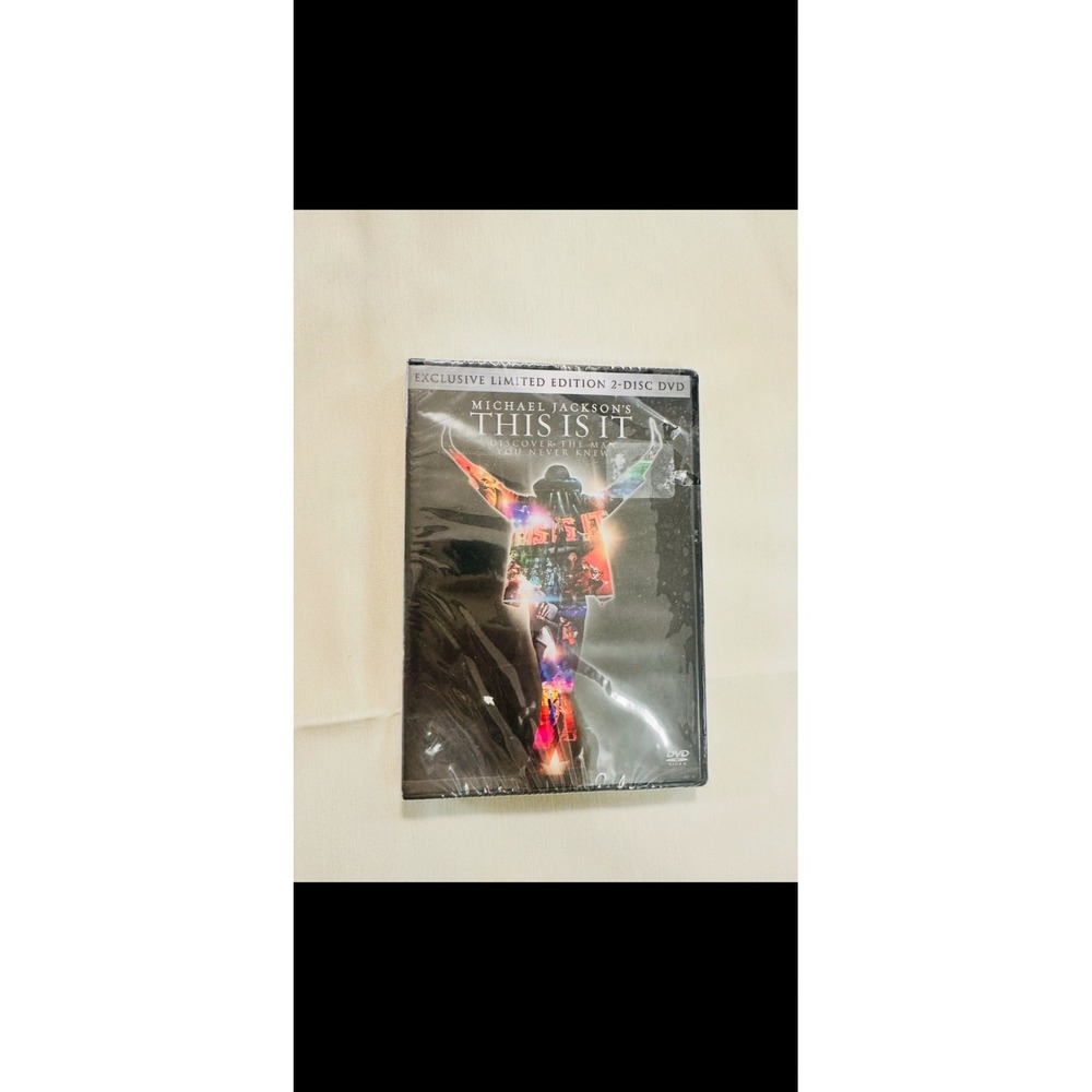 Michael Jackson This Is It DVD OS Black New Limited Edition 2-Disc Documentary